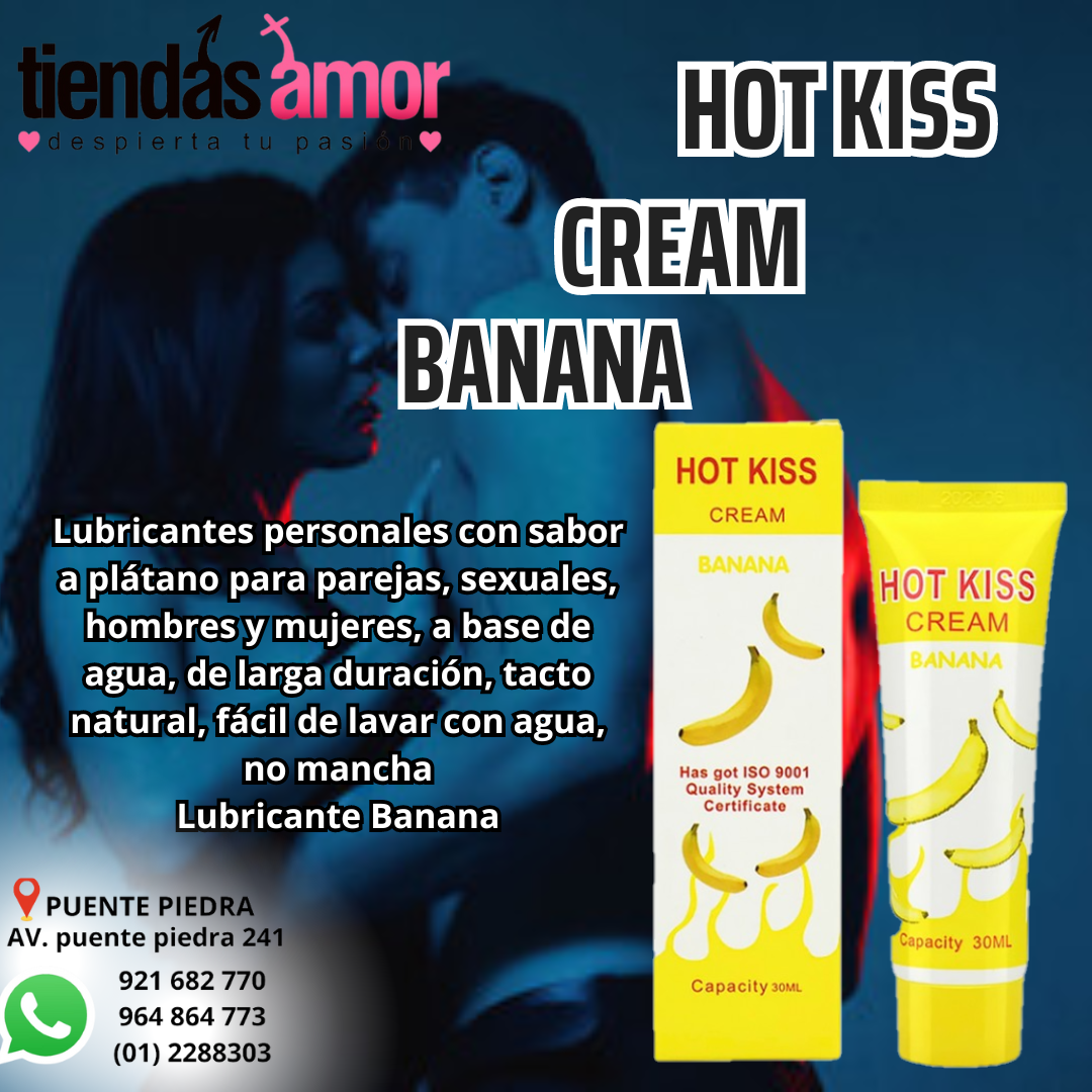 Lubricante de Banana HOT KISS